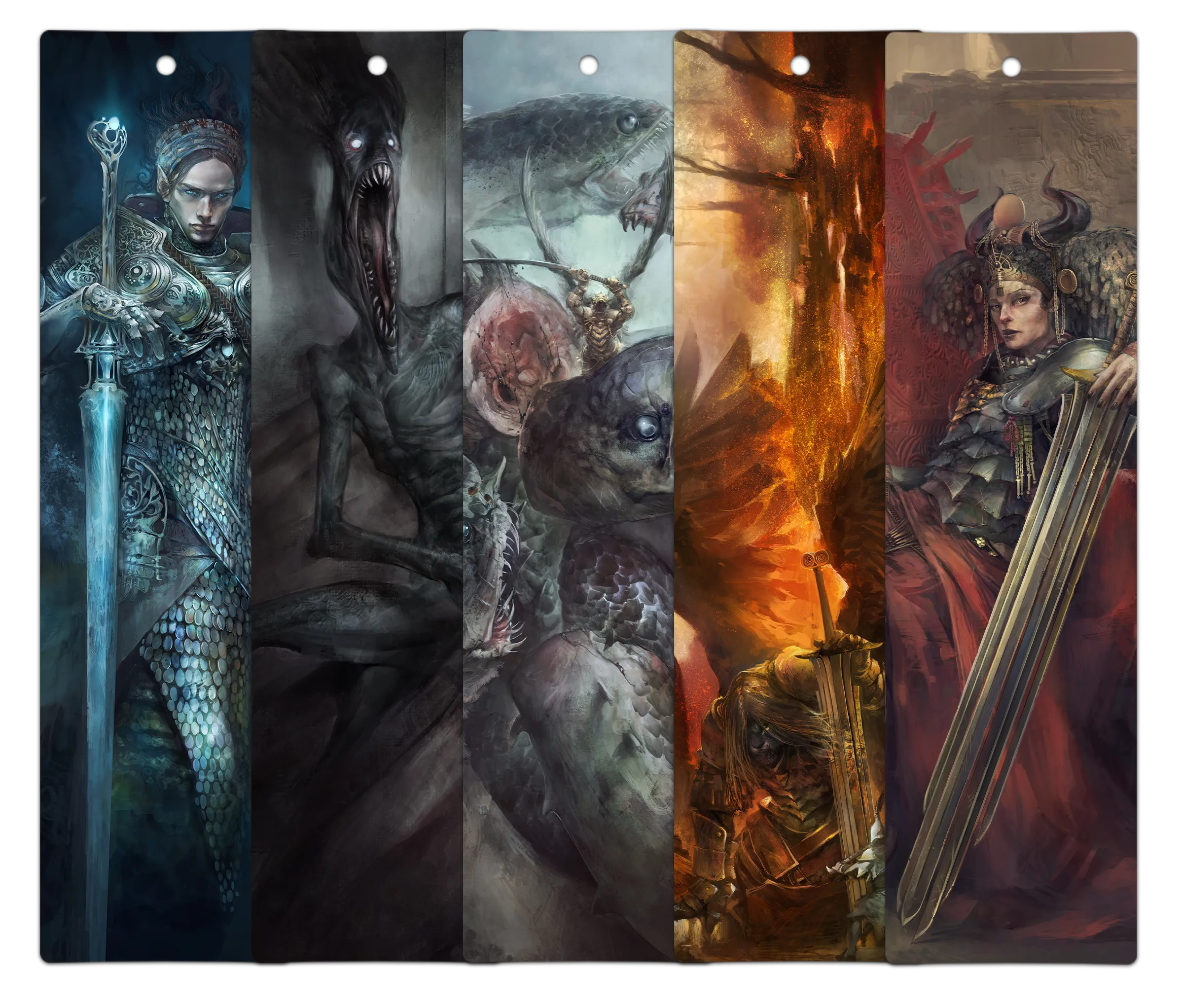 Set of 5 Mythic Bookmarks