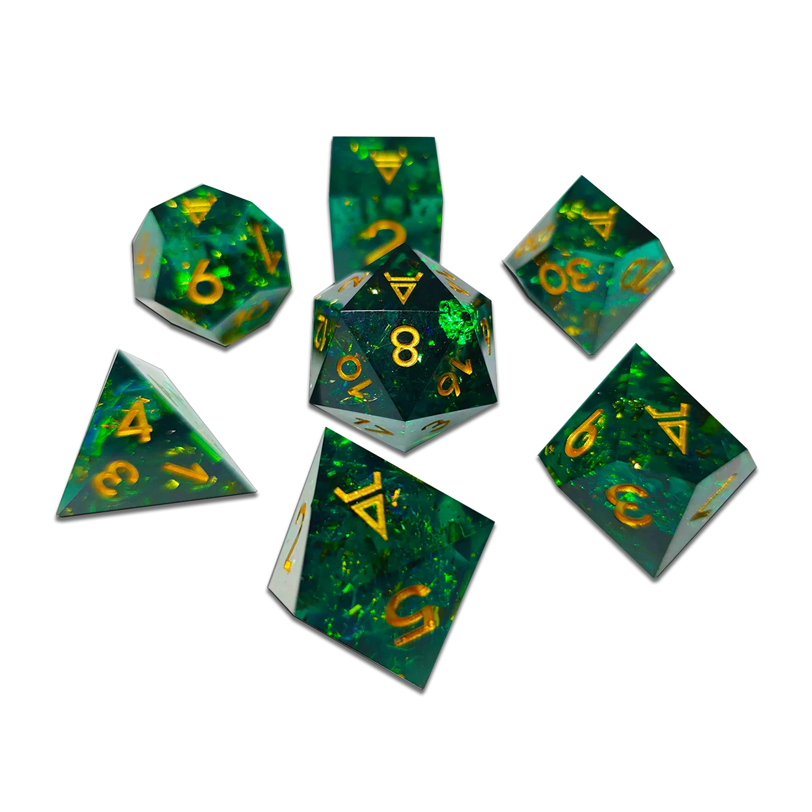 Forest Warden Dice Set