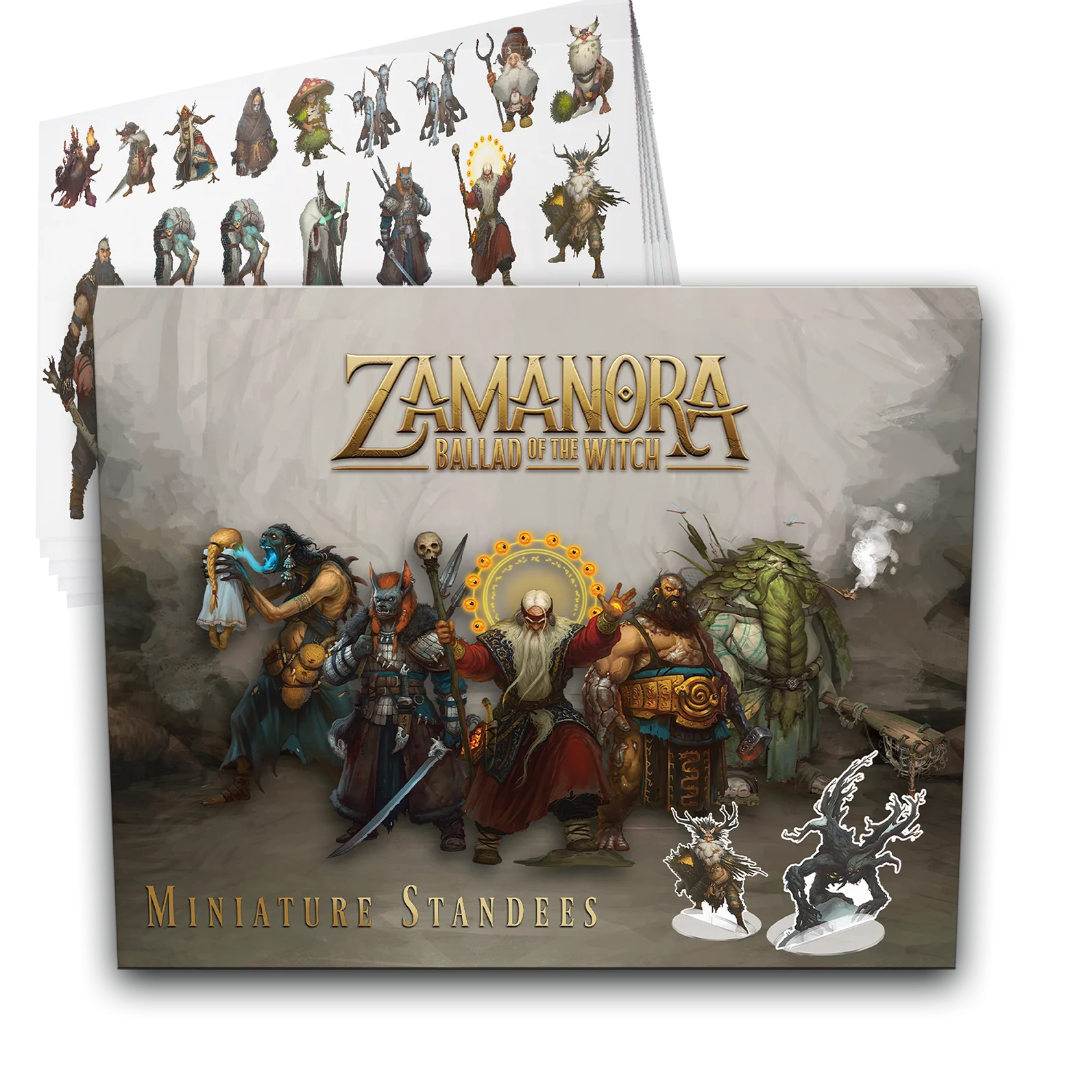 ZAMANORA: Ballad of the Witch - Miniature Standees
